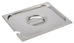 Couvercle inox avec encoche GN 1/2 - Gastro M - DR496 Couvercle inox avec encoche GN 1/2 - Gastro M - DR496
