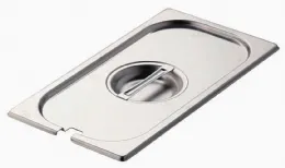 Couvercle inox avec encoche pour bac gastro GN 1/3 - Gastro M - DR495