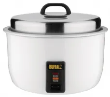 Cuiseur à riz professionnel blanc 23 l 560x485x395 mm - buffalo - cb944 - Buffalo - CB944 Cuiseur à riz professionnel blanc 23 l 560x485x395 mm - buffalo - cb944 - Buffalo - CB944