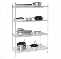 Photo 3 - Étagère en kit 4 niveaux métal galvanisé 1220x610x1830 mm - vogue - u257 - Vogue - U257