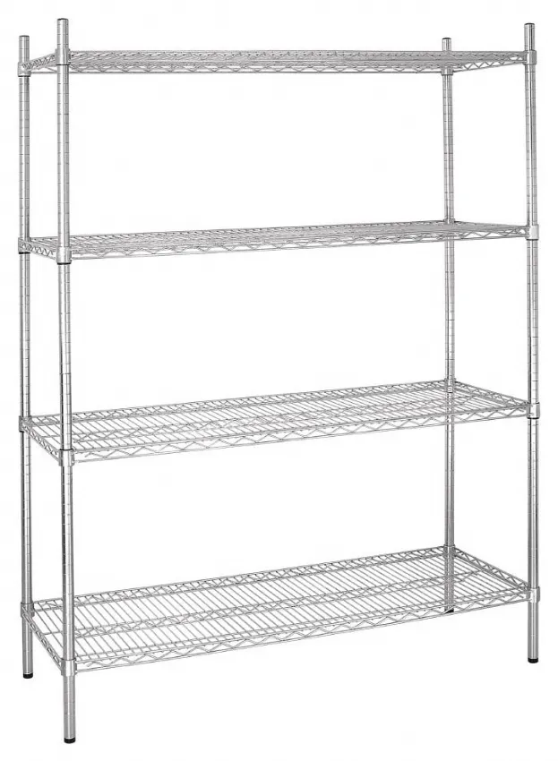 Étagère modulaire métal galvanisé 4 niveaux 1525x460x1840 mm - vogue - l929 - Vogue - L929