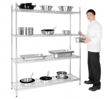 Photo 2 - Étagère modulaire métal galvanisé 4 niveaux 1525x460x1840 mm - vogue - l929 - Vogue - L929