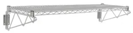 Étagère murale acier nickelé et chromé avec consoles 1220x360 mm - vogue - u202 - Vogue - U202 Étagère murale acier nickelé et chromé avec consoles 1220x360 mm - vogue - u202 - Vogue - U202