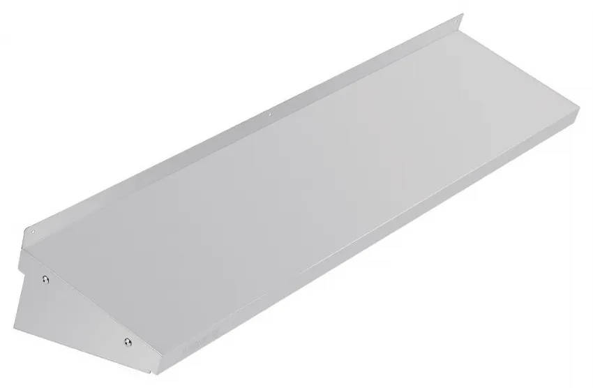 Étagère murale en acier inoxydable 1200x300 mm avec consoles charge 50 kg - vogue - y751 - Vogue - Y751