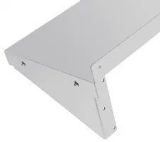 Photo 4 - Étagère murale en acier inoxydable 1200x300 mm avec consoles charge 50 kg - vogue - y751 - Vogue - Y751