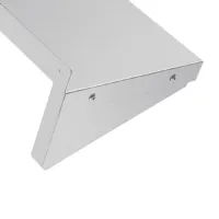Photo 3 - Étagère murale en acier inoxydable 1500x300 mm avec consoles charge 50 kg - vogue - y752 - Vogue - Y752
