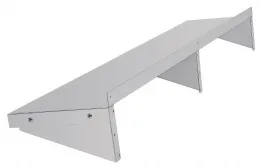 Photo 4 - Étagère murale en acier inoxydable 1800x300 mm avec consoles - vogue - y753 - Vogue - Y753
