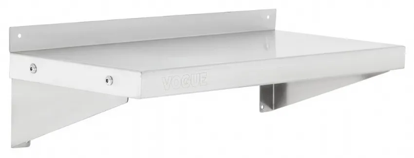 Étagère murale en acier inoxydable 600x300 mm résiste jusqu'à 50 kg - vogue - y749 - Vogue - Y749
