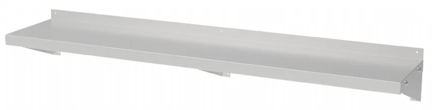 Étagère murale inox 430 avec consoles 1200x400 mm - combisteel - 7490.0205 - Combisteel - 7490.0205