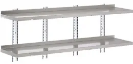 Photo 3 - Étagère murale inox 430 sans consoles 1800x400x40 mm - gastro m - gn188 - Gastro m - GN188