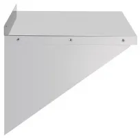 Photo 2 - Étagère murale pour micro-ondes inox 560x560x490 mm - vogue - cb912 - Vogue - CB912
