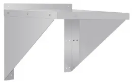 Photo 3 - Étagère murale pour micro-ondes inox 560x560x490 mm - vogue - cb912 - Vogue - CB912