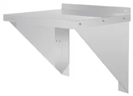 Photo 4 - Étagère murale pour micro-ondes inox 560x560x490 mm - vogue - cb912 - Vogue - CB912