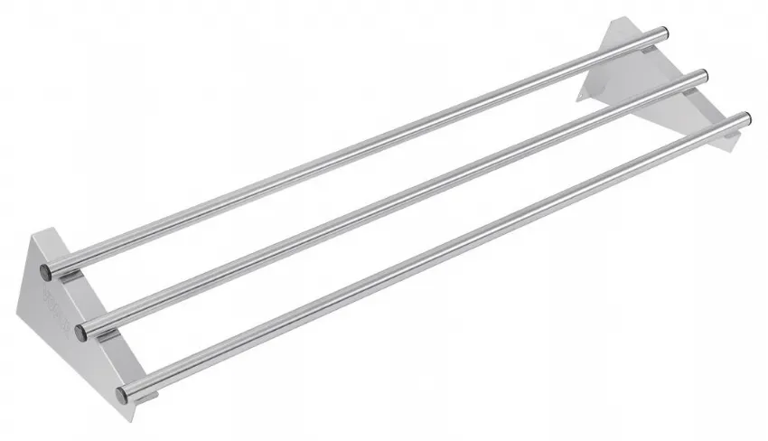 Étagère murale tubulaire inox 430 1200x300x225 mm - vogue - cd551 - Vogue - CD551
