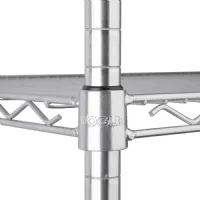 Photo 4 - Étagère rayonnage métal galvanisé 4 niveaux 1220x457x1840 mm - vogue - l928 - Vogue - L928
