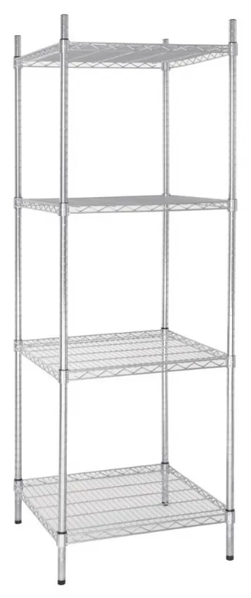 Étagère rayonnage zinc galvanisé 4 niveaux 610x610x1830 mm - vogue - u884 - Vogue - U884