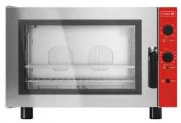 Four à convection professionnel triphasé 4 niveaux électromécanique avec humidificateur - Gastro M - GR204