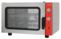 Photo 2 - Four à convection professionnel triphasé 4 niveaux électromécanique avec humidificateur - gastro m - gr204 - Gastro m - GR204