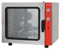 Photo 2 - Four à convection professionnel triphasé 6 niveaux électro-mécanique avec humidificateur - gastro m - gr205 - Gastro m - GR205