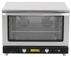 Photo 2 - Four pâtissier professionnel triphasé 4 niveaux commandes mécaniques avec humidificateur - buffalo - jb189 - Buffalo - JB189