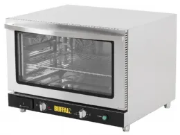 Photo 3 - Four pâtissier professionnel triphasé 4 niveaux commandes mécaniques avec humidificateur - buffalo - jb189 - Buffalo - JB189