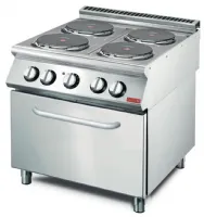 Fourneau électrique sur four triphasé 4 plaques 10,4 kw - gastro m - gl929 - Gastro M - GL929