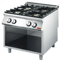 Fourneau gaz 4 feux vifs 2 x 3,7 kw et 2 x 5,5 kw - gastro m - gl927 - Gastro M - GL927 Fourneau gaz 4 feux vifs 2 x 3,7 kw et 2 x 5,5 kw - gastro m - gl927 - Gastro M - GL927