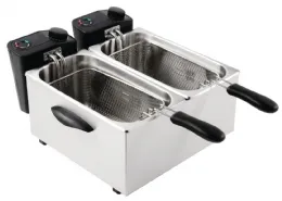 Friteuse professionnelle à poser monophasé 2 x 3,5 L - Caterlite - GG199 - Caterlite - GG199 Friteuse professionnelle à poser monophasé 2 x 3,5 L - Caterlite - GG199 - Caterlite - GG199