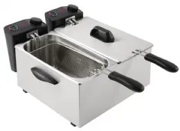 Photo 3 - Friteuse professionnelle à poser monophasé 2 x 3,5 l - caterlite - gg199 - Caterlite - GG199