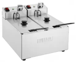 Friteuse professionnelle à poser monophasé 2 x 3 L - Buffalo - CU615 - Buffalo - CU615 Friteuse professionnelle à poser monophasé 2 x 3 L - Buffalo - CU615 - Buffalo - CU615