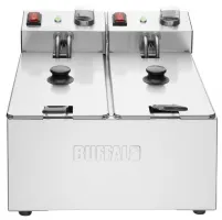 Photo 3 - Friteuse professionnelle à poser monophasé 2 x 3 l - buffalo - cu615 - Buffalo - CU615