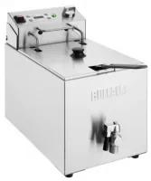 Friteuse professionnelle à poser monophasé 8 l avec vidange - buffalo - cu620 - Buffalo - CU620