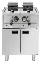 Photo 2 - Friteuse professionnelle triphasé 2 x 8 l 12 kw - buffalo - sa782 - Buffalo - SA782