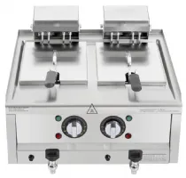 Photo 2 - Friteuse professionnelle triphasée à poser 2 x 8 l 12 kw - buffalo - cu477 - Buffalo - CU477