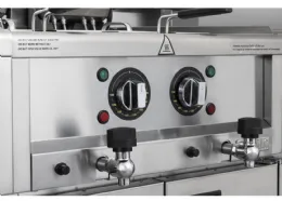 Photo 4 - Friteuse professionnelle triphasée à poser 2 x 8 l 12 kw - buffalo - cu477 - Buffalo - CU477