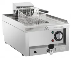 Friteuse professionnelle triphasée à poser 8 L 6 kW - Buffalo - CU476 - Buffalo - CU476 Friteuse professionnelle triphasée à poser 8 L 6 kW - Buffalo - CU476 - Buffalo - CU476