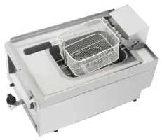 Photo 4 - Friteuse professionnelle triphasée à poser 8 l 6 kw - buffalo - cu476 - Buffalo - CU476