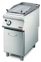 Grillade pierre de lave professionnel gaz sur placard Grille en fonte 400x700x850 mm - Gastro M - GN003 Grillade pierre de lave professionnel gaz sur placard Grille en fonte 400x700x850 mm - Gastro M - GN003