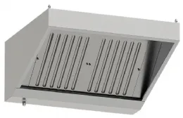 Hotte professionnelle sans moteur 1000x900 mm avec 2 filtres labyrinthes - Diamond - CSL1000-SS1 Hotte professionnelle sans moteur 1000x900 mm avec 2 filtres labyrinthes - Diamond - CSL1000-SS1