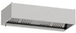 Hotte professionnelle sans moteur 2000x900 mm avec 4 filtres labyrinthes - Diamond - CGL2000-SG3