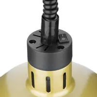 Photo 2 - Lampe chauffante dôme rétractable 250 w acier - buffalo - dy462 - Buffalo - DY462