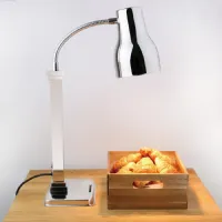 Photo 2 - Lampe chauffante sur pied 250 w inox - buffalo - db455 - Buffalo - DB455