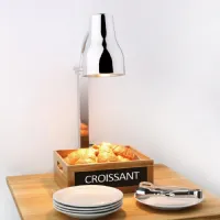 Photo 3 - Lampe chauffante sur pied 250 w inox - buffalo - db455 - Buffalo - DB455
