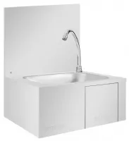 Photo 3 - Lave-mains commande genou argent acier inoxydable - vogue - gl280 - Vogue - GL280