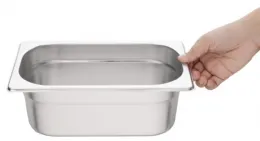 Photo 3 - Lot de 7 bacs gastronorme gn 1/4 inox 17,5 l - vogue - s408 - Vogue - S408