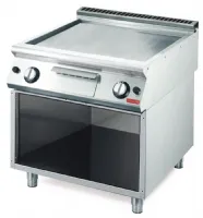 Plancha gaz plaque lisse chromée 11,4 kW - Gastro M - GN096