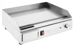 Photo 3 - Plancha professionnelle monophasé en acier inox lisse 2,2 kw - buffalo - cu626 - Buffalo - CU626