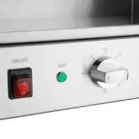 Photo 4 - Plancha professionnelle monophasé en acier inox lisse 2,2 kw - buffalo - cu626 - Buffalo - CU626
