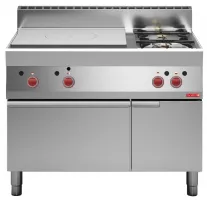 Photo 2 - Plaque coup de feu gaz sur four 3 feux vifs 21,8 kw - gastro m - gn052 - Gastro m - GN052