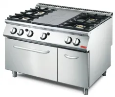 Plaque coup de feu gaz sur four 4 feux vifs 27,5 kw - gastro m - gl936 - Gastro M - GL936